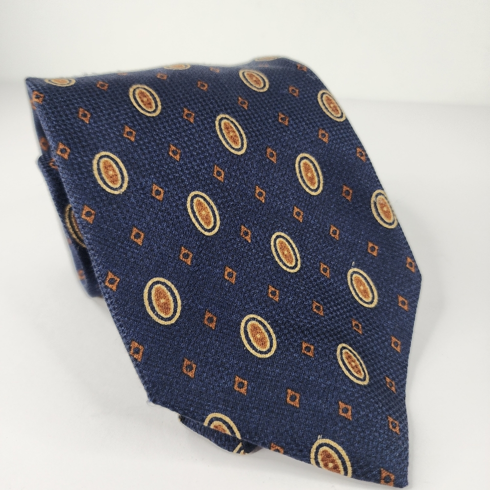 TOM JAMES Blue Silk Tie.